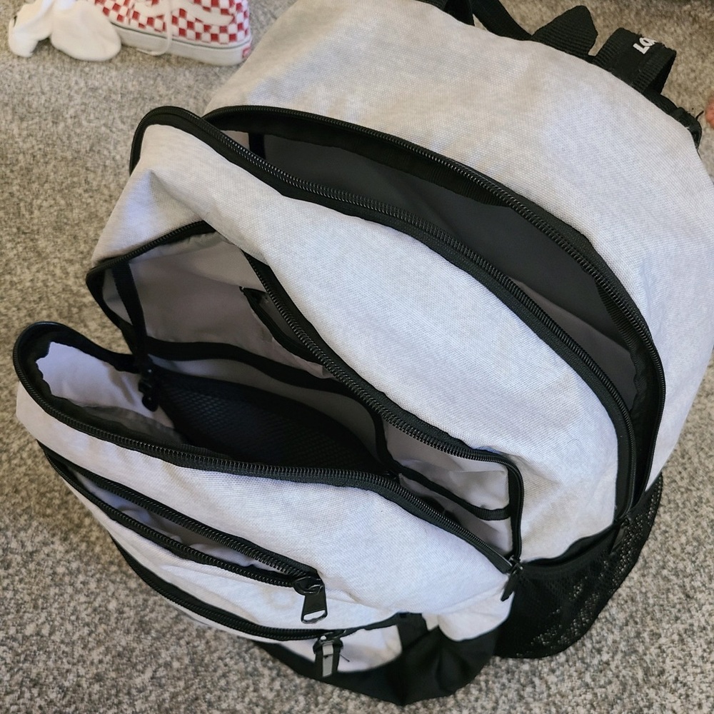 Grey Adidas backpack